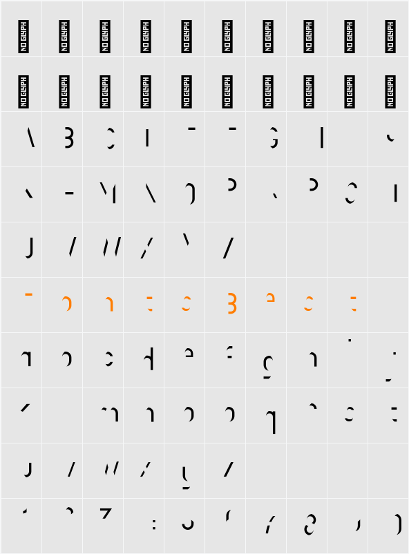 Boisu Fill Character Map