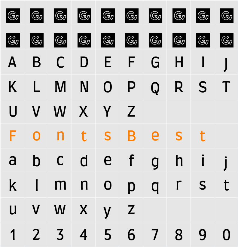 Farro Character Map