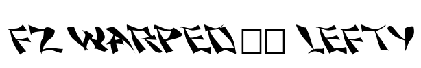 FZ WARPED 11 LEFTY Font Image