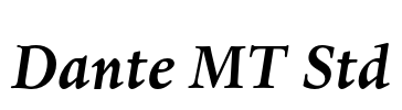 Dante MT Std