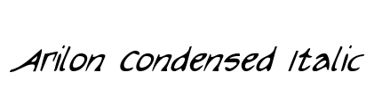 Arilon Condensed Italic
