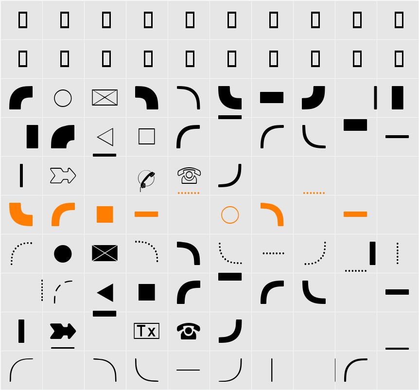 DataSymGDB Character Map