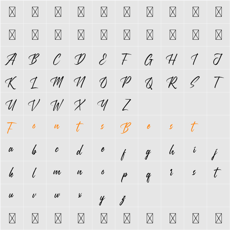 Brothels Demo Character Map