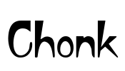 Chonk Font Image