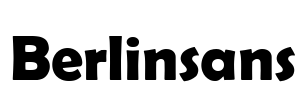 Berlinsans Font Image