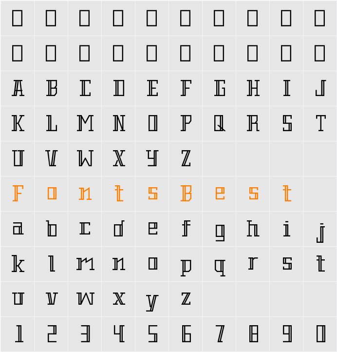 Barbershop Character Map