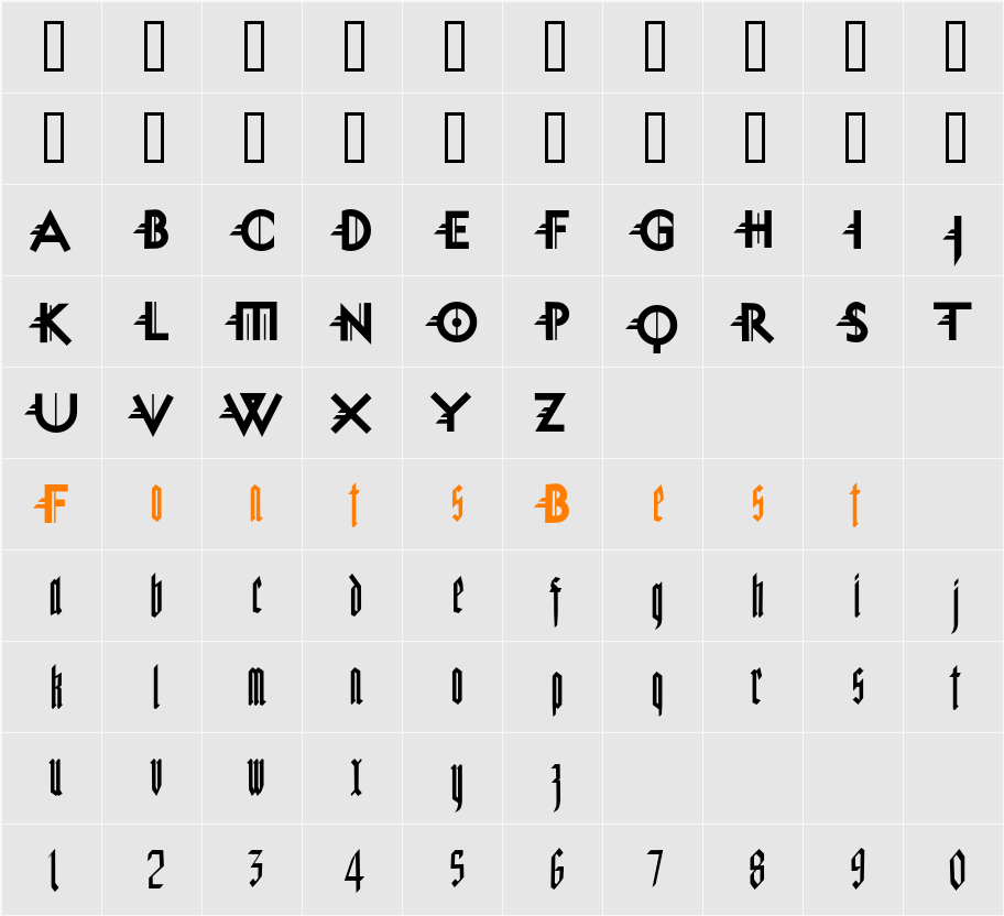 Miguel Sangotisch Character Map