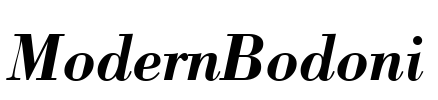 ModernBodoni