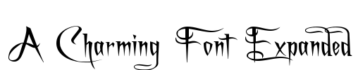 A Charming Font Expanded Font Image