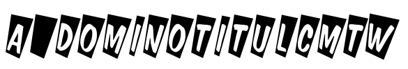 a_DomInoTitulCmTw Font Image