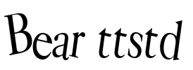 Bear ttstd