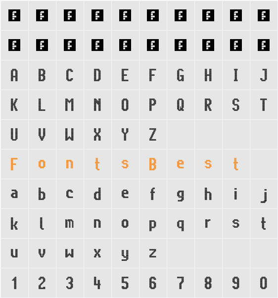 Citaro Voor (Dubbele hoogte, breed) Character Map