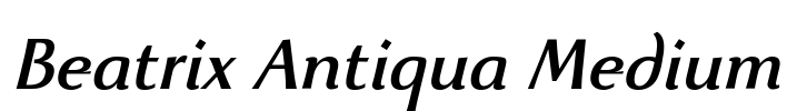 Beatrix Antiqua Medium