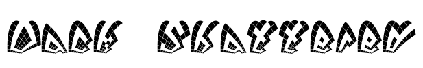Dack Shattered Font Image