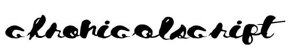 ChronicalScript Font Image