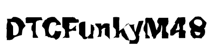 DTCFunkyM48 Font Image