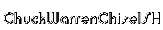 ChuckWarrenChiselSH Font Image