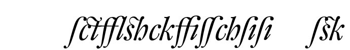 DTLFleischmannD Alt Font Image