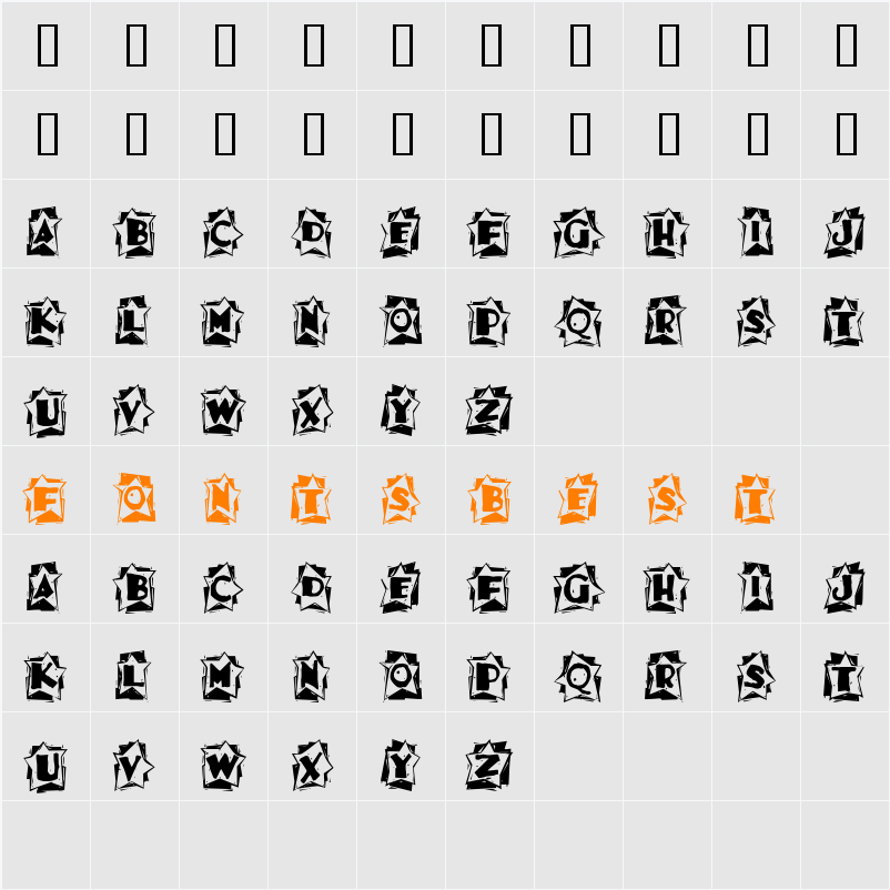 JI-Jurats Character Map