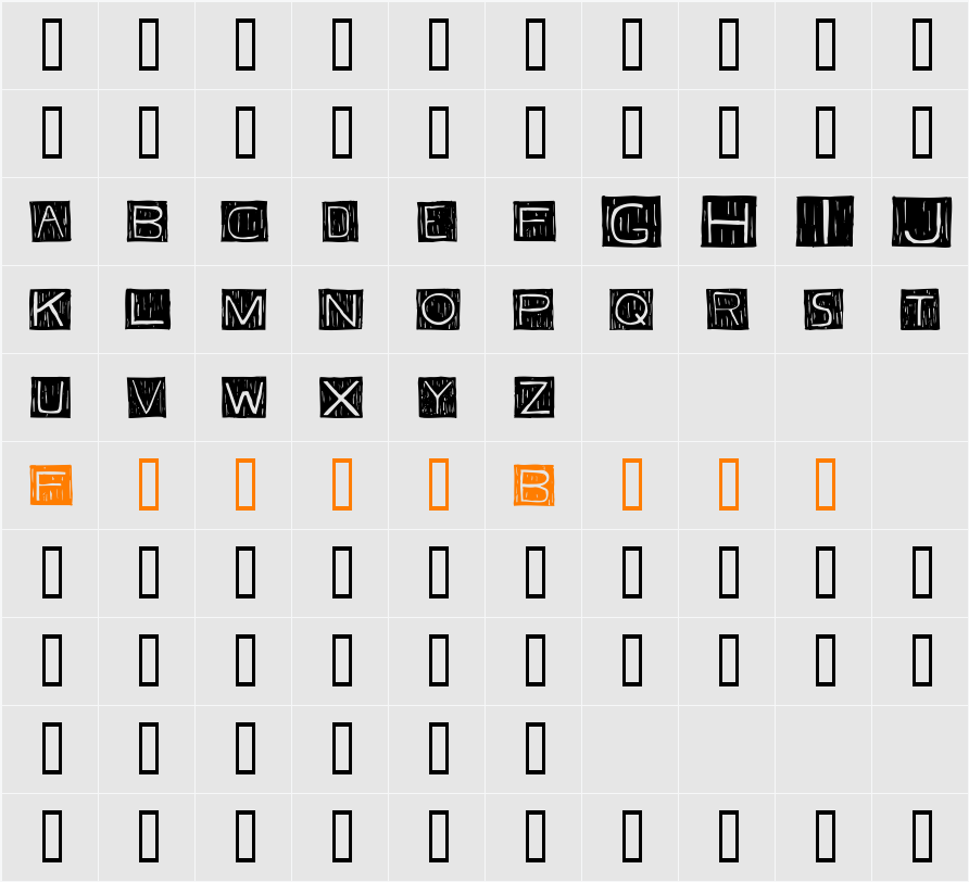 FranzKafka Character Map