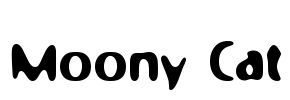 Moony Cat Font Image
