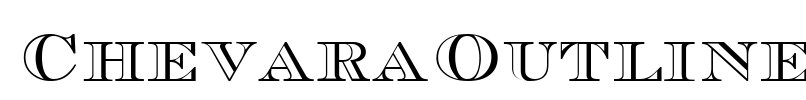 ChevaraOutline Font Image