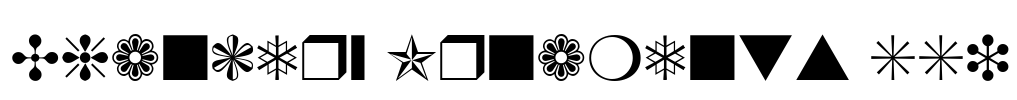 Chancery Ornaments SSi Font Image