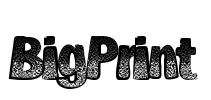 BigPrint Font Image