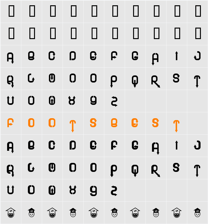 JI-Matzot Character Map