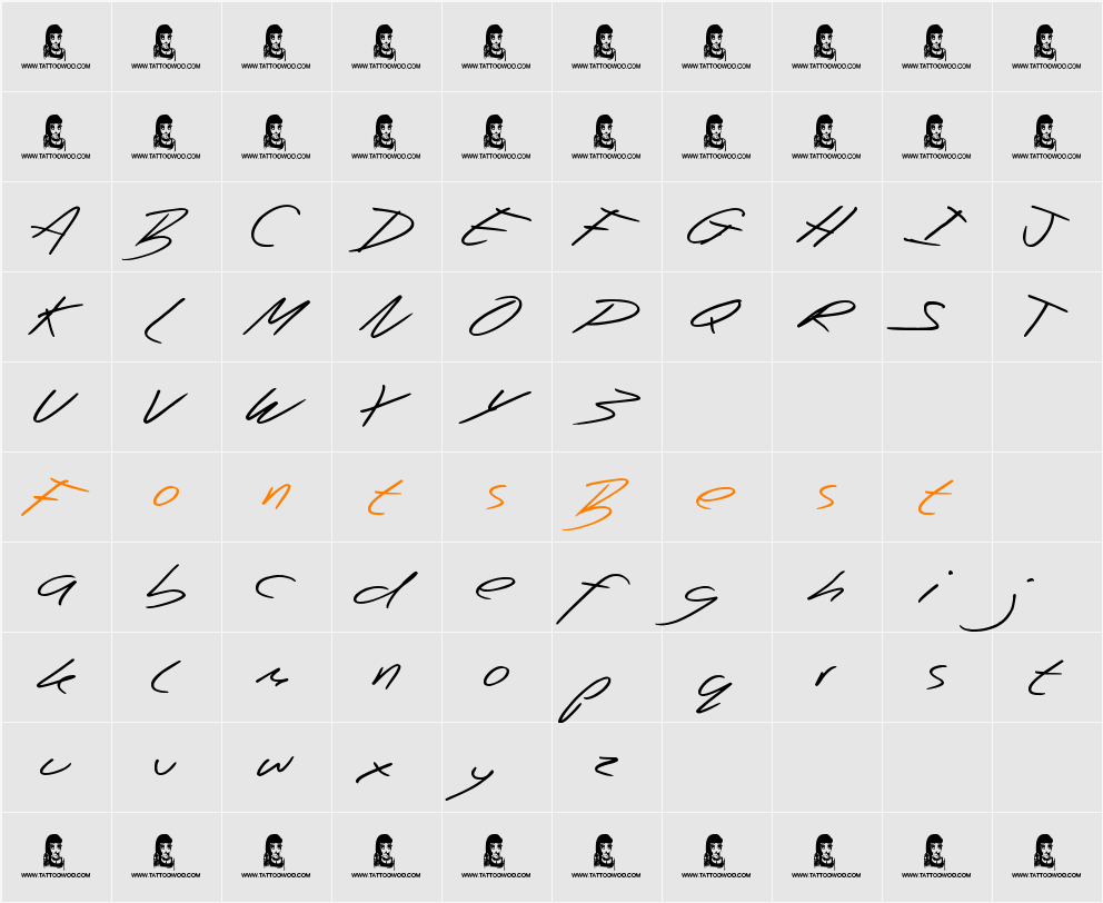 Beep Beep Character Map