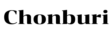 Chonburi Font Image