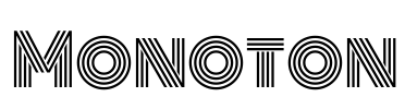 Monoton Font Image