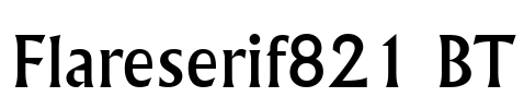 Flareserif821 BT