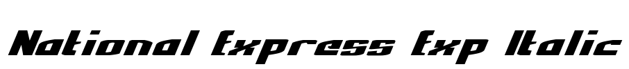 National Express Exp Italic