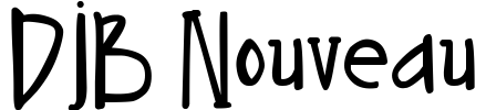 DJB Nouveau Font Image