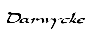 Darwycke Font Image
