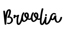 Broolia Font Image