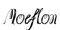 Moeflon Font Image