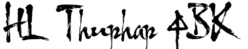 HL Thuphap 4BK Font Image