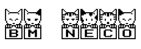 BM neco Font Image