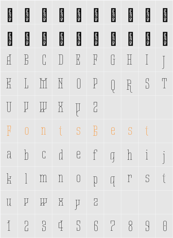 Bazilikin Variable Character Map