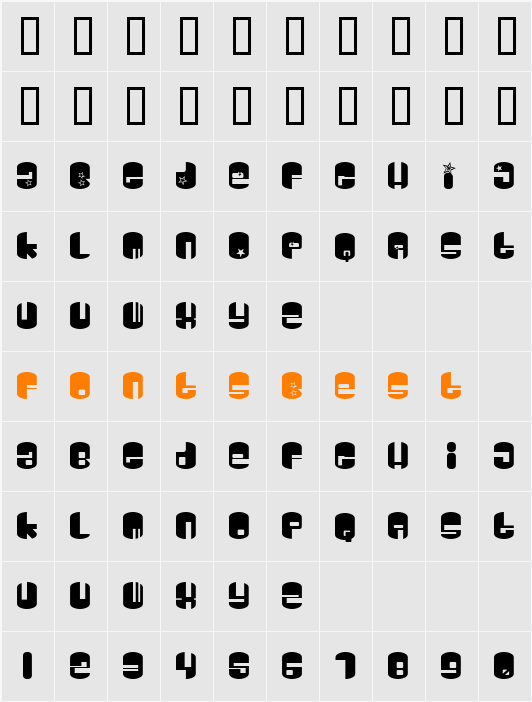 JI-Parses Character Map