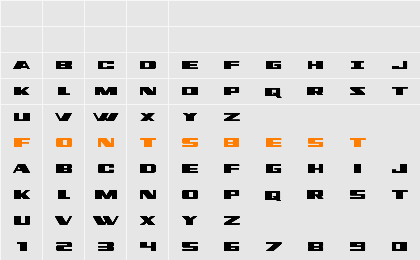 Dassault Character Map