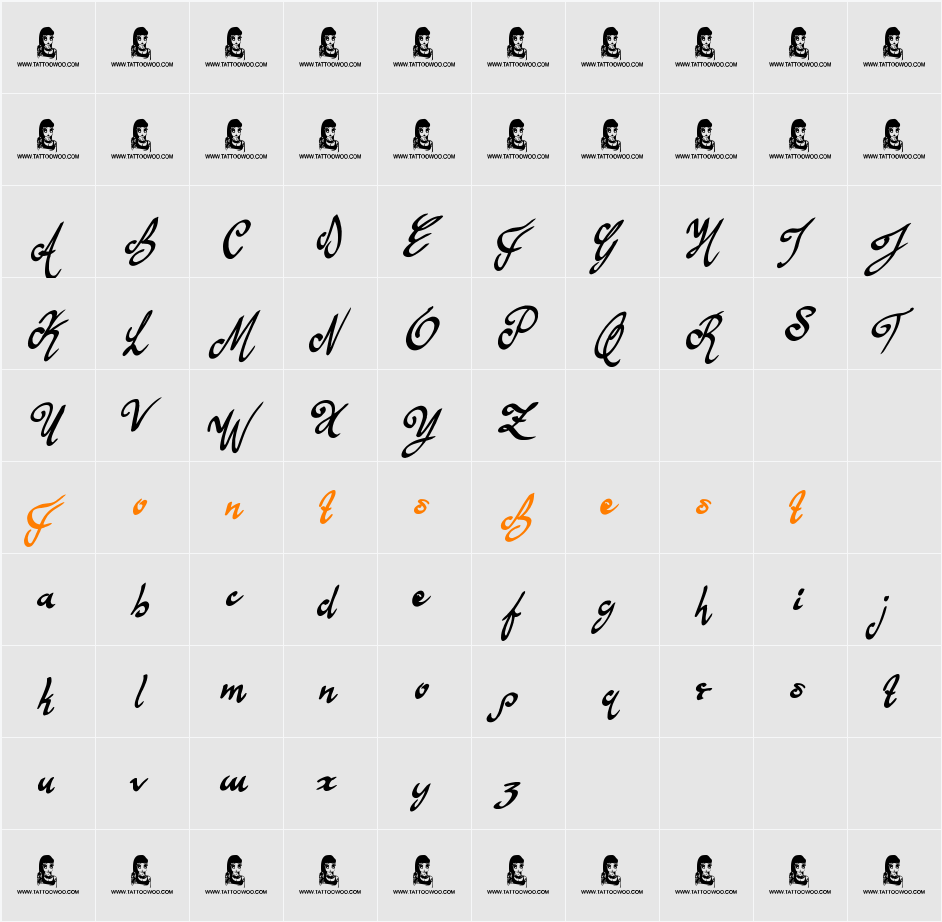 Anything For You Character Map