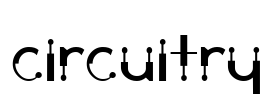 Circuitry Font Image
