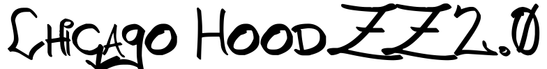 Chicago HoodZZ 2.0 Font Image