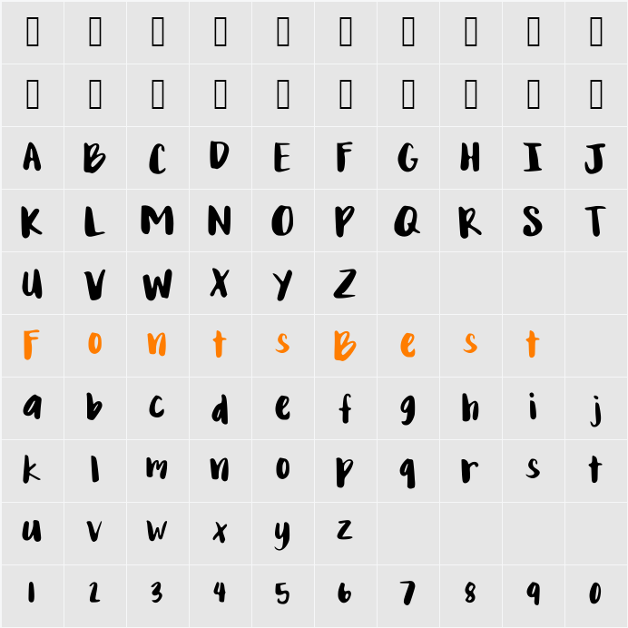 MixYonder Character Map