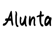 Alunta Font Image