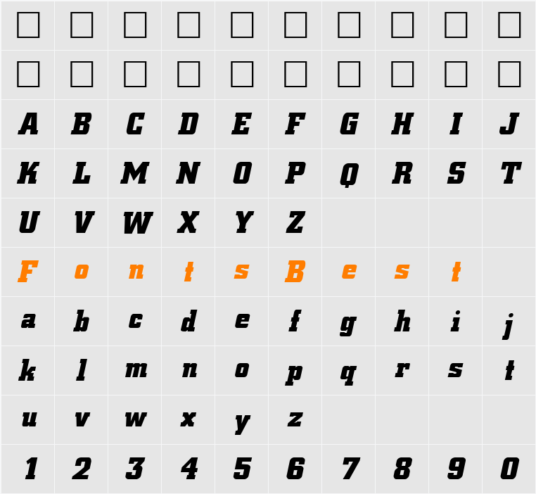Civic Black Character Map