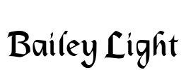 Bailey Light Font Image